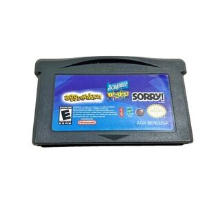 Game Boy Advance Cartridge Sorry Aggravation Scrabble Junior, Cartridge Only GBA
